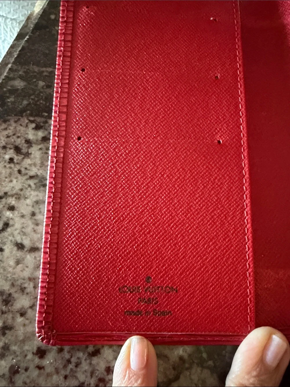 Louis Vuitton louis check fold